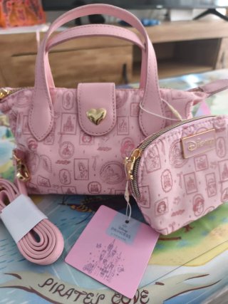 Bolso Princesas Disney con Monedero Rosa