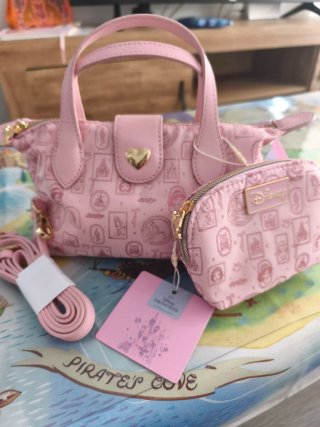 Bolso Princesas Disney con Monedero Rosa