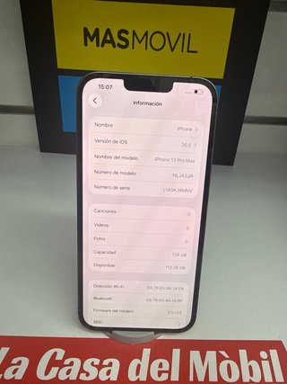 iPhone 13 Pro Max 128GB con garantía y factura