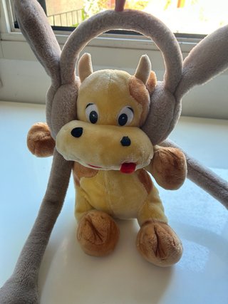 Orejeras de conejo peluche