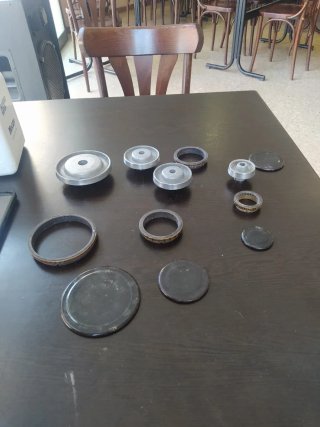 Kit bruciatori, coperchi e cerchi per cucine a gas universali