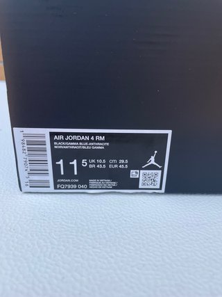 Nike Air Jordan RM 4 Azul/Cinza