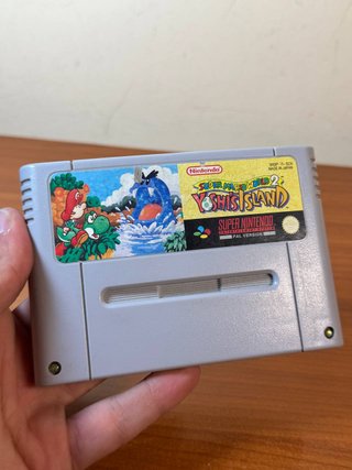 Super Mario World 2 Yoshi's Island Gioco SNES PAL