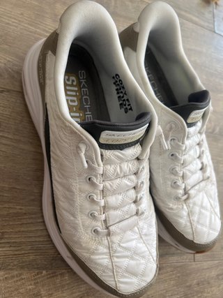 Zapatillas Skechers Slip-ins Beige/Blanco