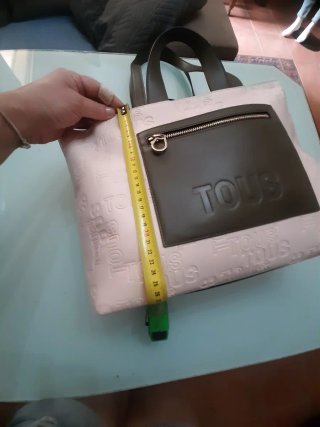 Bolso Tous Grande Blanco y Negro Original