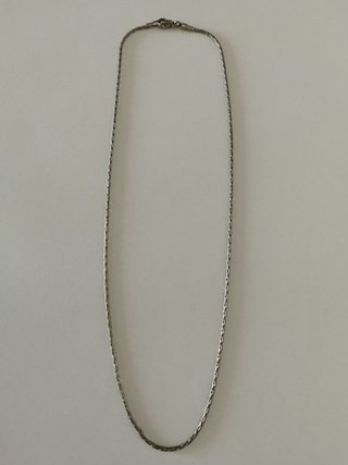 Collana catenina vintage argento anni '70