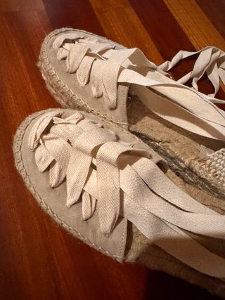 Sandalias Espardeñas Beige