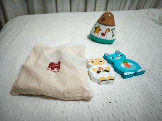 Caja música Hape y puzzle madera Goula