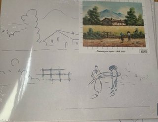 4 lienzos para pintar