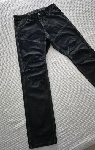 Pantalón negro vaquero ajustado GX3 Jeans