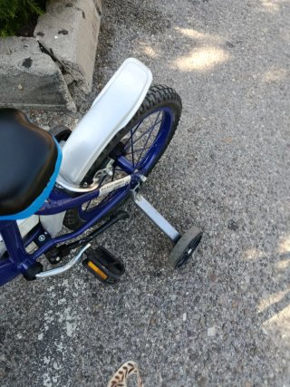 Bicicleta infantil azul