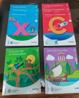 Libros 4º Primaria Santillana