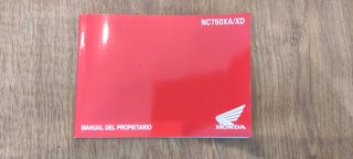 Manual Propietario Honda NC750X DCT