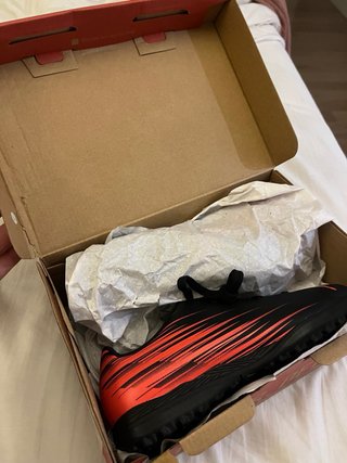 Zapatillas multitaco Puma negras y rojas Talla 34