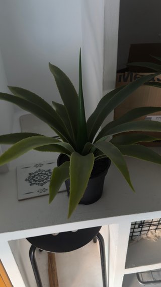 2 Plantas Artificiales Verdes