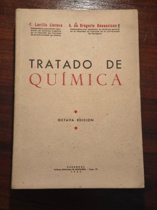 Tratado de Química - Octava Edición (1942)
