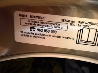 Secadora LG Bomba Calor 9kg Inox Dual Inverter