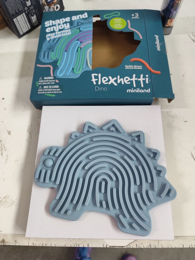 Miniland Flexhetti Dino Giocattolo Sensoriale in Silicone