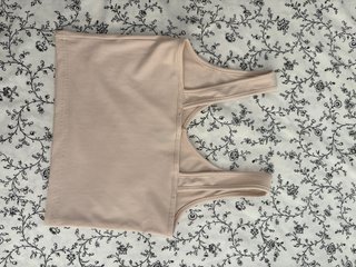 Top rosa de canalé