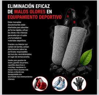 Desodorantes para guantes y botas de boxeo
