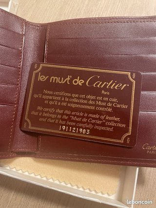 Cartera Must de Cartier para hombre