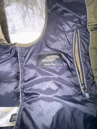 2Chalecos Massimo Dutti S Verde Militar y negro