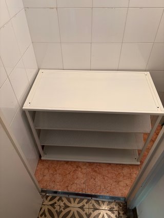 Zapatero Blanco IKEA Metálico