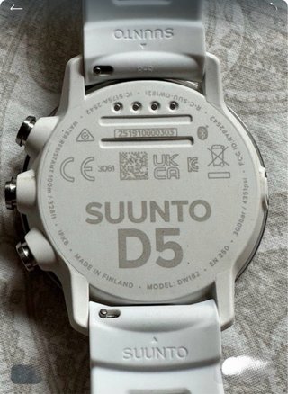 Reloj Suunto D5 White Buceo