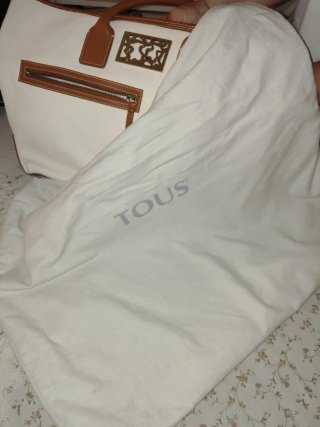 Bolso Tous Blanco y Marrón