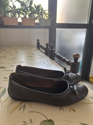 Bailarinas Geox grises Mujer Talla 38