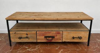 Cómoda de comedor con cajones de madera