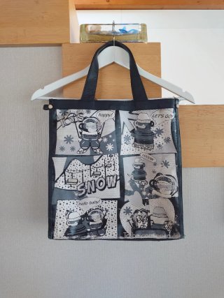 Bolso TOUS multicolor con estampado de esquí