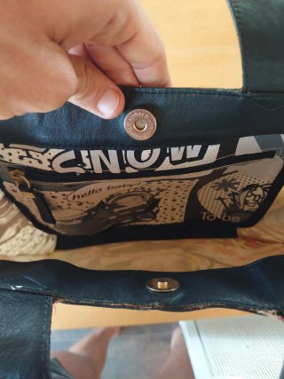Bolso TOUS multicolor con estampado de esquí