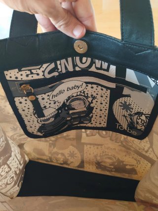 Bolso TOUS multicolor con estampado de esquí