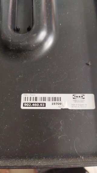 Cubo basura reciclaje IKEA negro