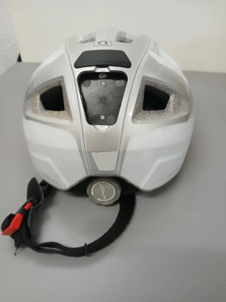 Capacete Ciclismo Branco e Cinza