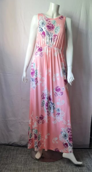 Vestido largo floral talla 42-44