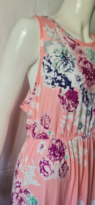 Vestido largo floral talla 42-44