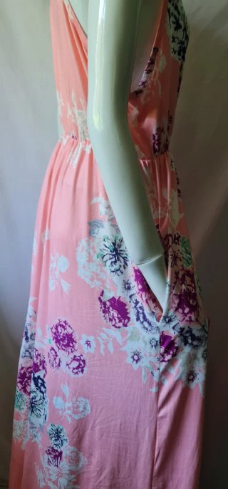 Vestido largo floral talla 42-44
