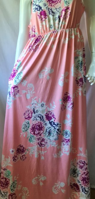 Vestido largo floral talla 42-44