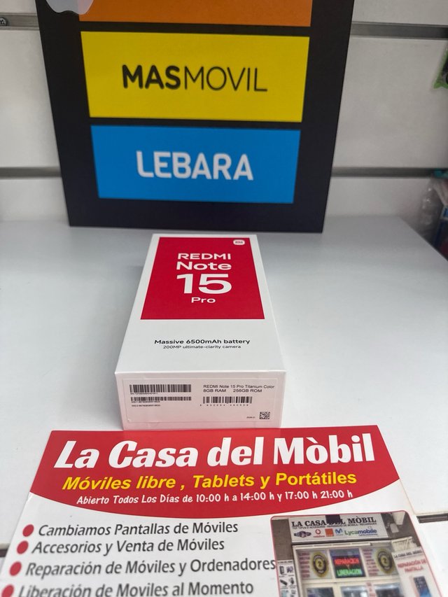 Redmi Note 15 Pro 8/256GB Sin Abrir