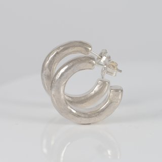 Pendientes Tous de aro de plata 925 Duna Tube