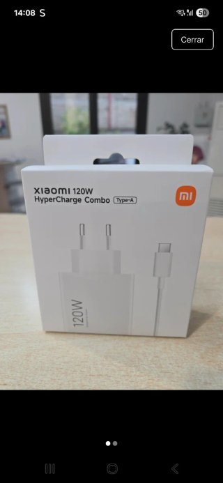 Cargador Xiaomi 120W HyperCharge Combo Type-A