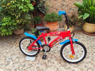 Bicicleta Paw Patrol Roja