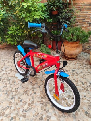 Bicicleta Paw Patrol Roja