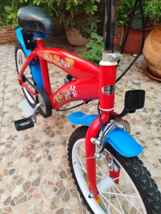 Bicicleta Paw Patrol Roja
