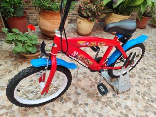 Bicicleta Paw Patrol Roja
