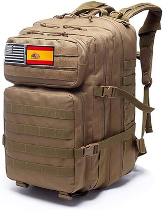 Mochila Táctica Militar 50L MOLLE Negra