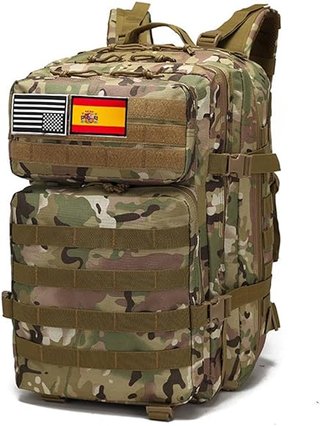 Mochila Táctica Militar 50L MOLLE Negra