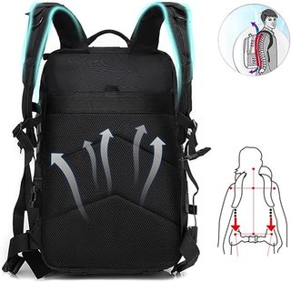 Mochila Táctica Militar 50L MOLLE Negra